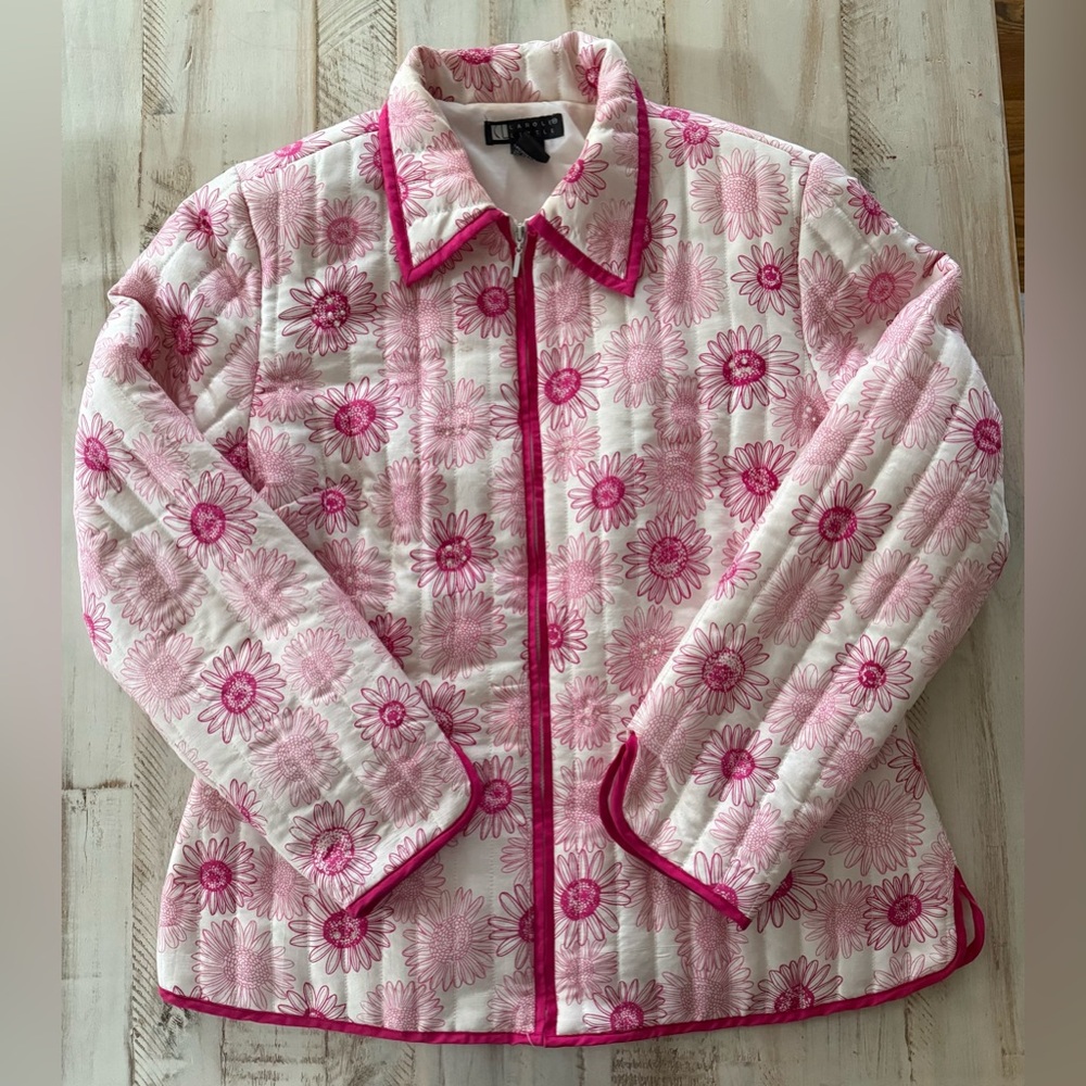 Carole Little Silk Daisy Jacket